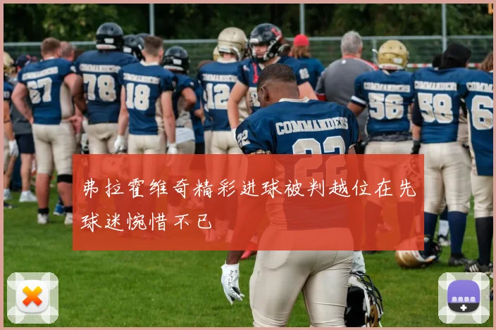 弗拉霍维奇精彩进球被判越位在先球迷惋惜不已